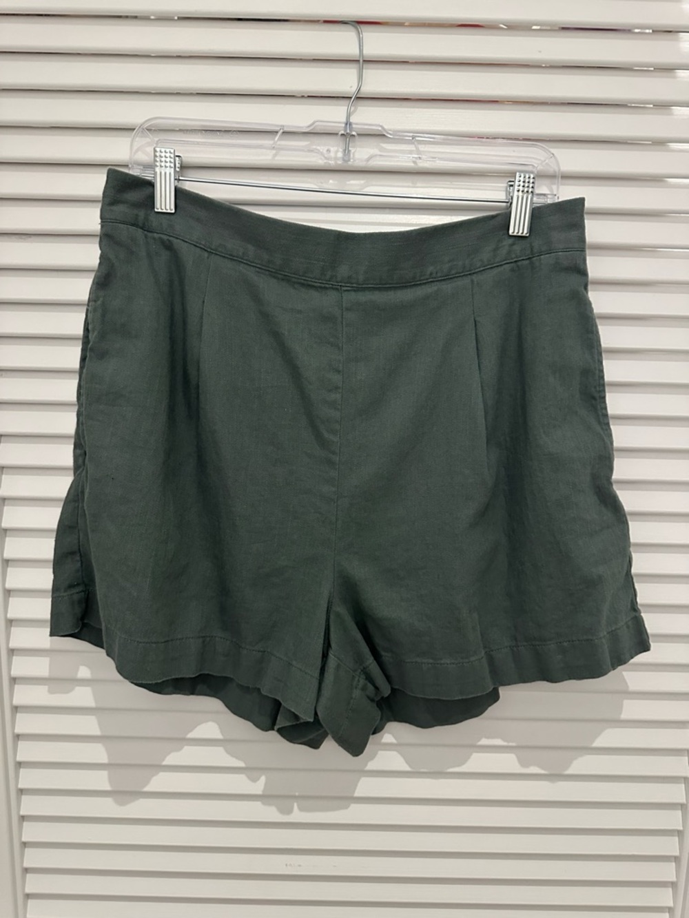 Madewell Clean Pull-On Shorts in Linen-Cotton